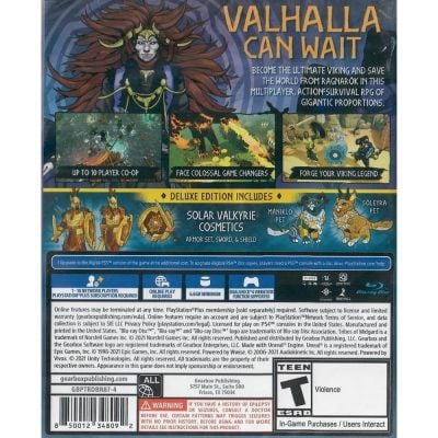 Tribes Of Midgard Deluxe Edition Ps4 (Midia Solta)