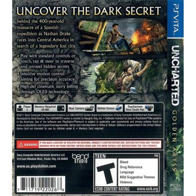 Uncharted Golden Abyss Psvita (Sem Manual)