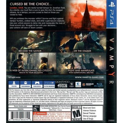 Vampyr Ps4