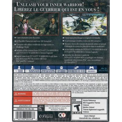 Xtreme Legends Dynasty Warriors 8 Complete Edition Ps4 (Playstation Hits)