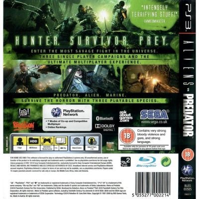 Aliens Vs Predator Ps3
