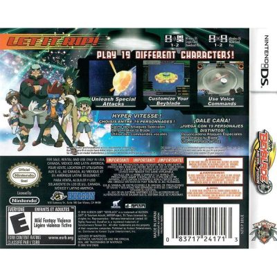 Beyblade Metal Fusion Nintendo Ds