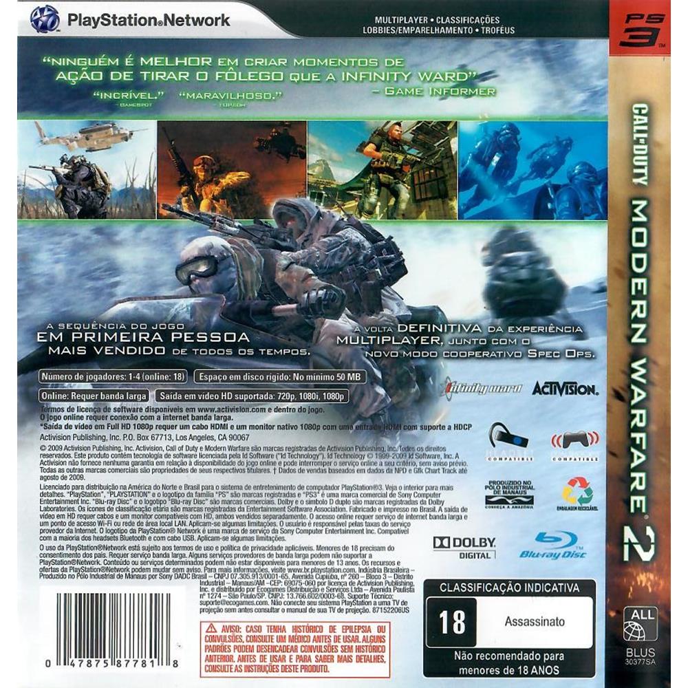 Call Of Duty Modern Warfare 2 Ps3 #1