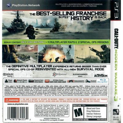 Call Of Duty Modern Warfare 3 Ps3