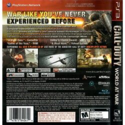 Call Of Duty World At War Ps3 (Greatest Hits)