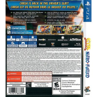 Crash Team Racing Nitro Fueled Ps4