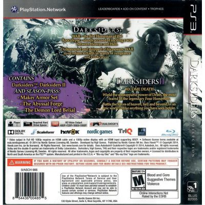 Darksiders Collection Ps3 #1 (Sem Manual)