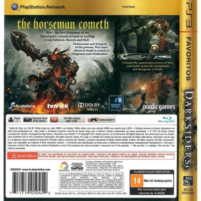 Darksiders Ps3 (Favoritos)