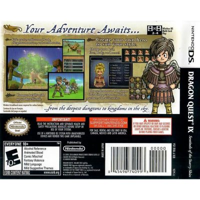 Dragon Quest Ix Sentinels Of The Starry Skies Nintendo Ds