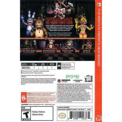 Five Nights At Freddys Help Wanted Nintendo Switch