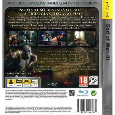 God Of War Iii Ps3 #1 (Pt/Pt) (Platinum)