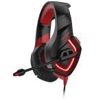 Headset Gamer Draxen Dn100 Preto E Vermelho(Dn100/Bk-Rd)