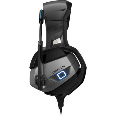 Headset Gamer Draxen Dn103 Preto E Prata(Dn103/Bk-Sl)