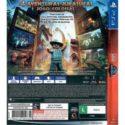 Lego Jurassic World Ps4 #1 (Playstation Hits)