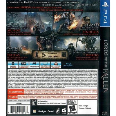 Lords Of The Fallen Ps4 (Com Trlha Sonora)