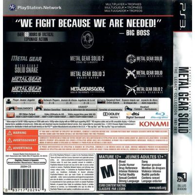 Metal Gear Solid The Legacy Collection Ps3 #3