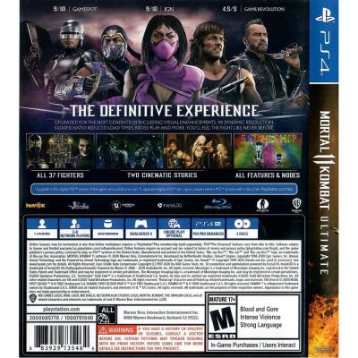 Mortal Kombat 11 Ultimate Ps4 (Com Código) (Em Inglês)