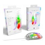 Mouse Gamer Transparente Eg114/Lumini Com Fio Evolut