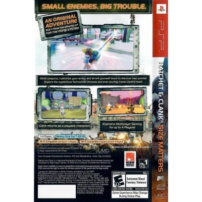 Ratchet Clank Size Matters Psp (Greatest Hits)