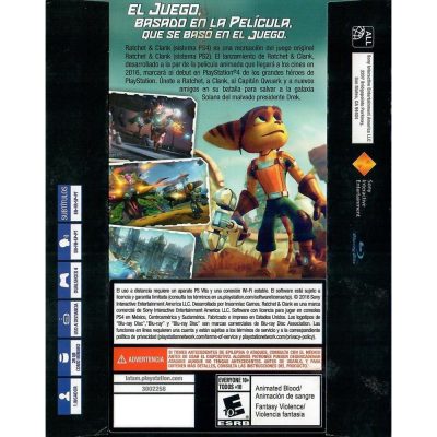 Ratchet E Clank Ps4 (Case De Papelão)