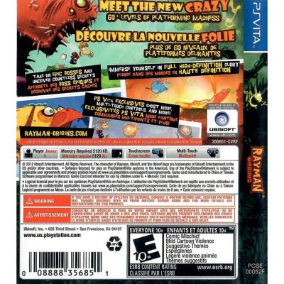 Rayman Origins Psvita