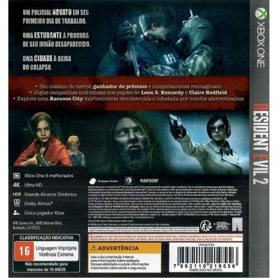 Resident Evil 2 Remake Xbox One