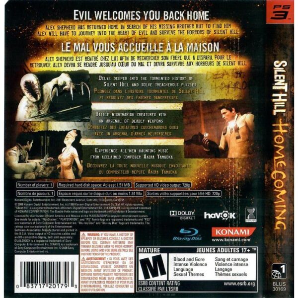 Silent Hill Homecoming Ps3 #1