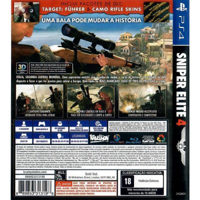 Sniper Elite 4 Ps4