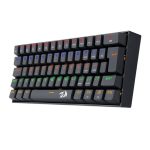 Teclado Mecanico Redragon Lakshmi, Rainbow, Abnt2, Switch Vermelho, K606r-Pt-Red Teclado Mecanico Redragon Lakshmi, Rainbow, Abnt2, Switch Vermelho, K606r-Pt-Red