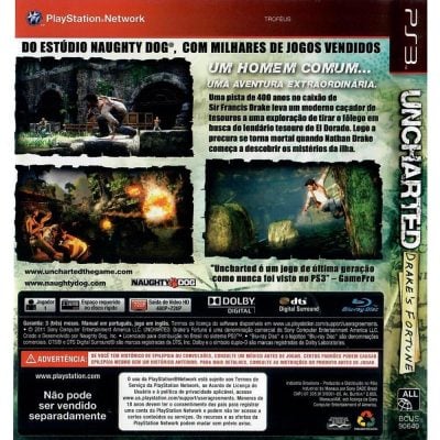 Uncharted Drakes Fortune Ps3 #3 (Greatest Hits)