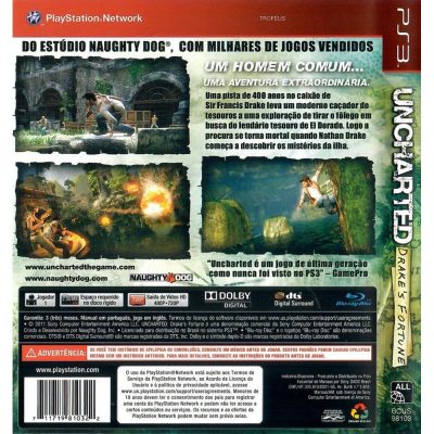 Uncharted Drakes Fortune Ps3 (Greatest Hits)