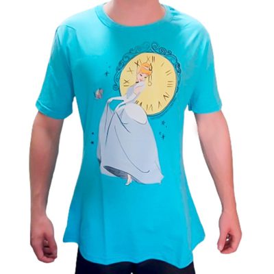 Camiseta Baby Look Cinderela Relogio (Tam Blg)