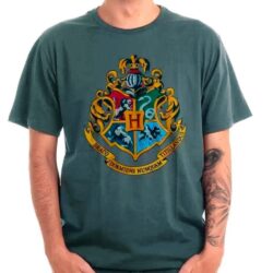 Camiseta Baby Look Harry Potter Logo Casas (Tam Blg)