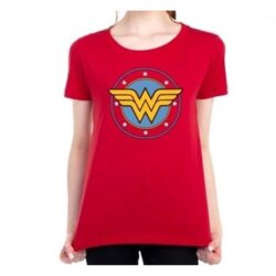 Camiseta Baby Look Wonder Woman (Tam Blg)