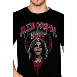 Camiseta Unissex Alice Cooper In Concert (Tam G)