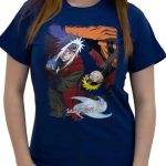 Camiseta Unissex Naruto X Jiraiya (Tam G)