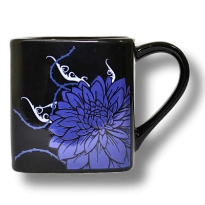 Caneca Cubo 220Ml - Wandinha Flor