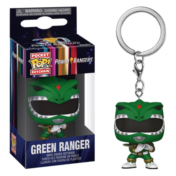 Chaveiro Funko Green Ranger (Pocket Pop Keychain Power Rangers 30Th Anniversary)