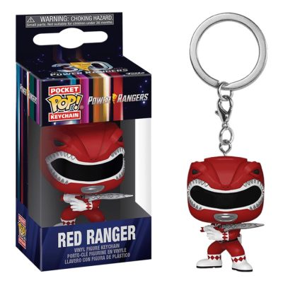Chaveiro Funko Red Ranger (Pocket Pop Keychain - Powere Rangers 30Th Anniversary)