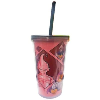 Copo Canudo 450Ml - Buu Formas Dragon Ball Z
