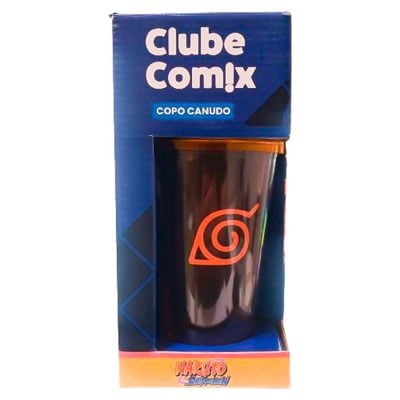 Copo Canudo 450Ml - Naruto