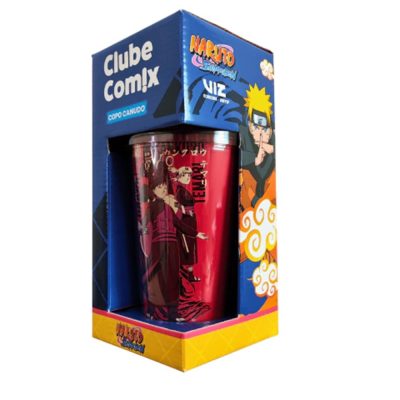 Copo Canudo 450Ml - Naruto Hidden Sand
