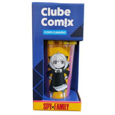 Copo Canudo 450Ml - Spy X Family Anya