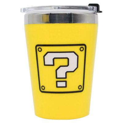 Copo Viagem 300Ml - Cubo Super Mario