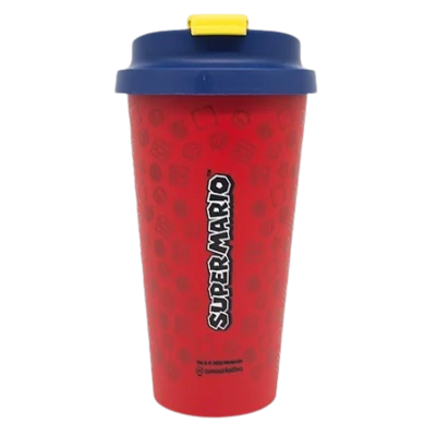Copo Viagem 500Ml - Super Mario