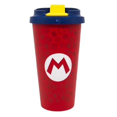 Copo Viagem 500Ml - Super Mario