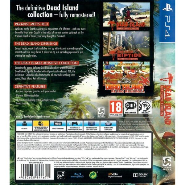 Dead Island Definitive Edition Ps4