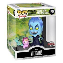 Funko Pop Hades With Pain And Panic 1203 (Disney Deluxe Villains Assemble)