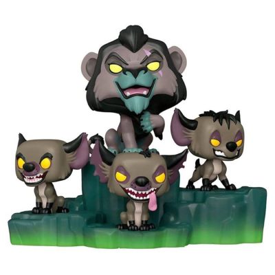 Funko Pop Scar With Hyenas 1204 (Disney Deluxe Villains Assemble)