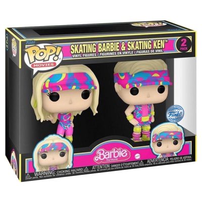 Funko Pop Skating Barbie & Skating Ken (2-Pack) (Barbie Movie)
